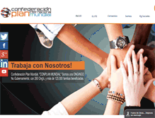 Tablet Screenshot of confederacionplanmundial.com